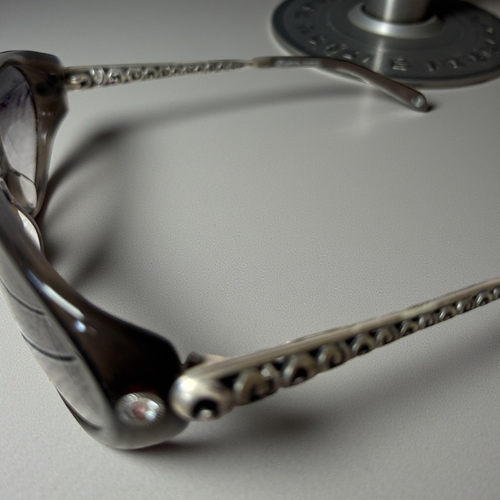 Brighton Steel Gray Sunglasses with Patterned Case - Picture 5 of 9
